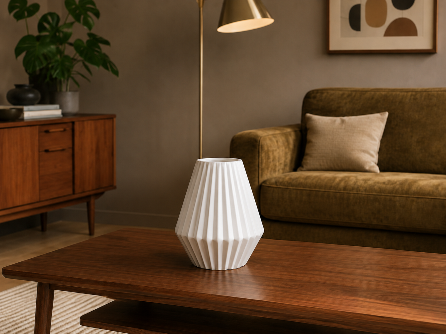 Ribbed Vase 2