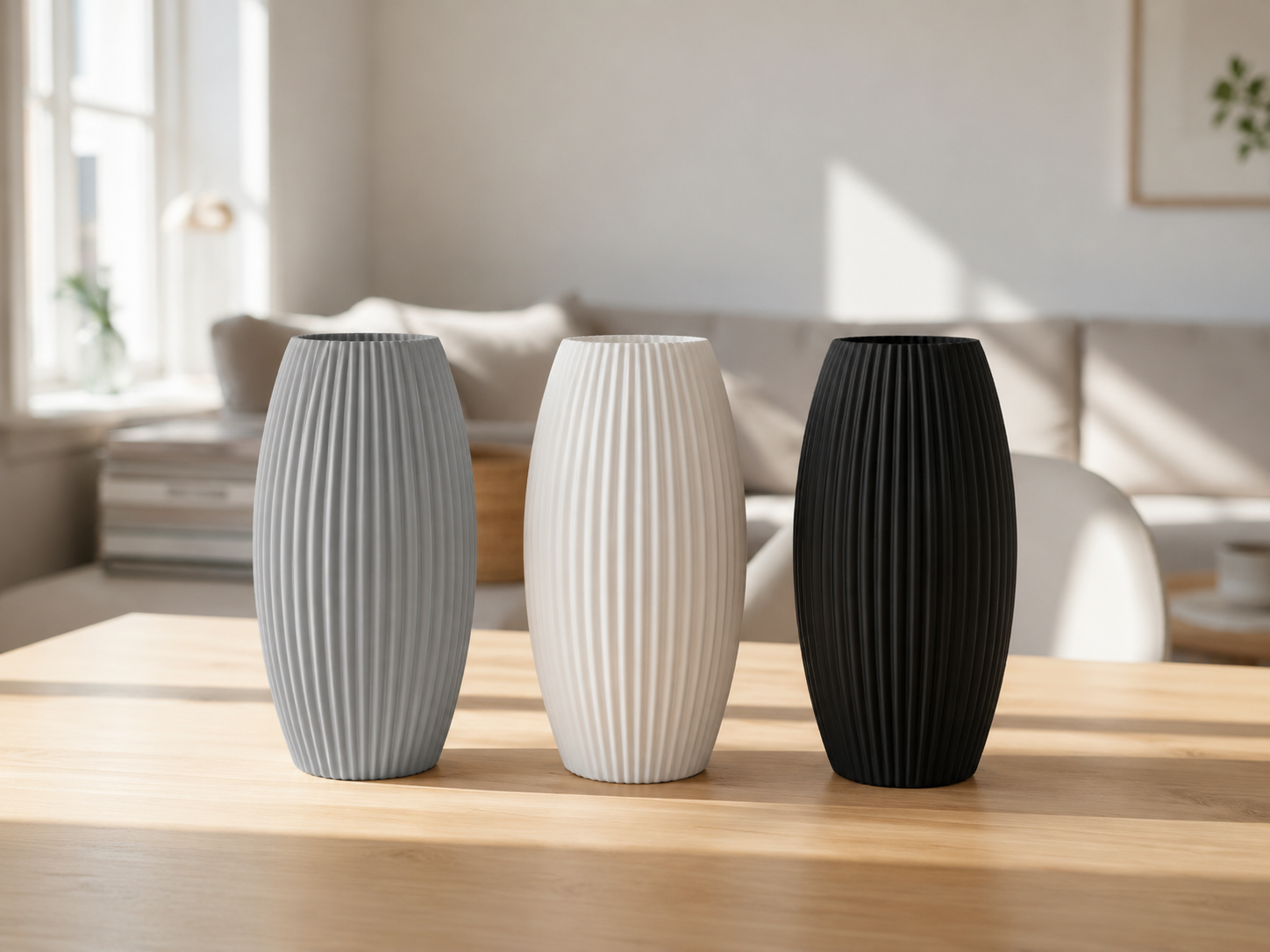 Ribbed Vase 1